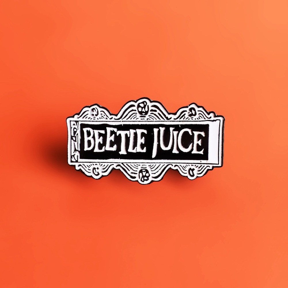 Beetlejuice Enamel Pin